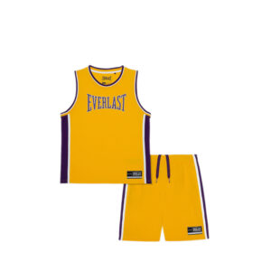 Everlast Boy's Basketball Shorts - Purple/Yellow