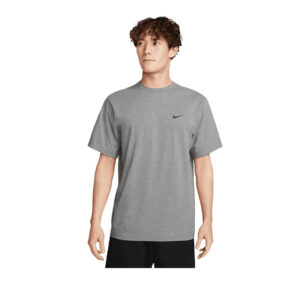 Nike Dri-FIT UV Hyverse Men's Short-Sleeve Fitness Top - Grey