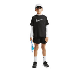 Nike Multi Big Unisex Kids' (Boys') Dri-FIT Short-Sleeve Training Top (A/M) - Black
