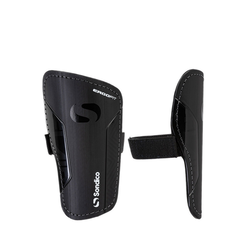 Sondico Unisex Football Shin Guards - Black