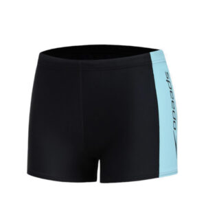 Speedo Mens EPP Logo Jammer - Black/Light Blue