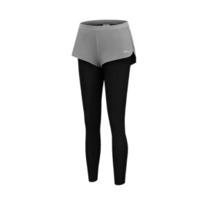 Speedo Womens EPP 2 2In1 Swim Legging - Grey/Black