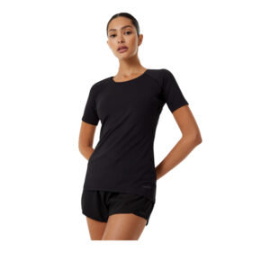 Usa Pro Women's Training Short Sleeve Performance T-Shirts - Black